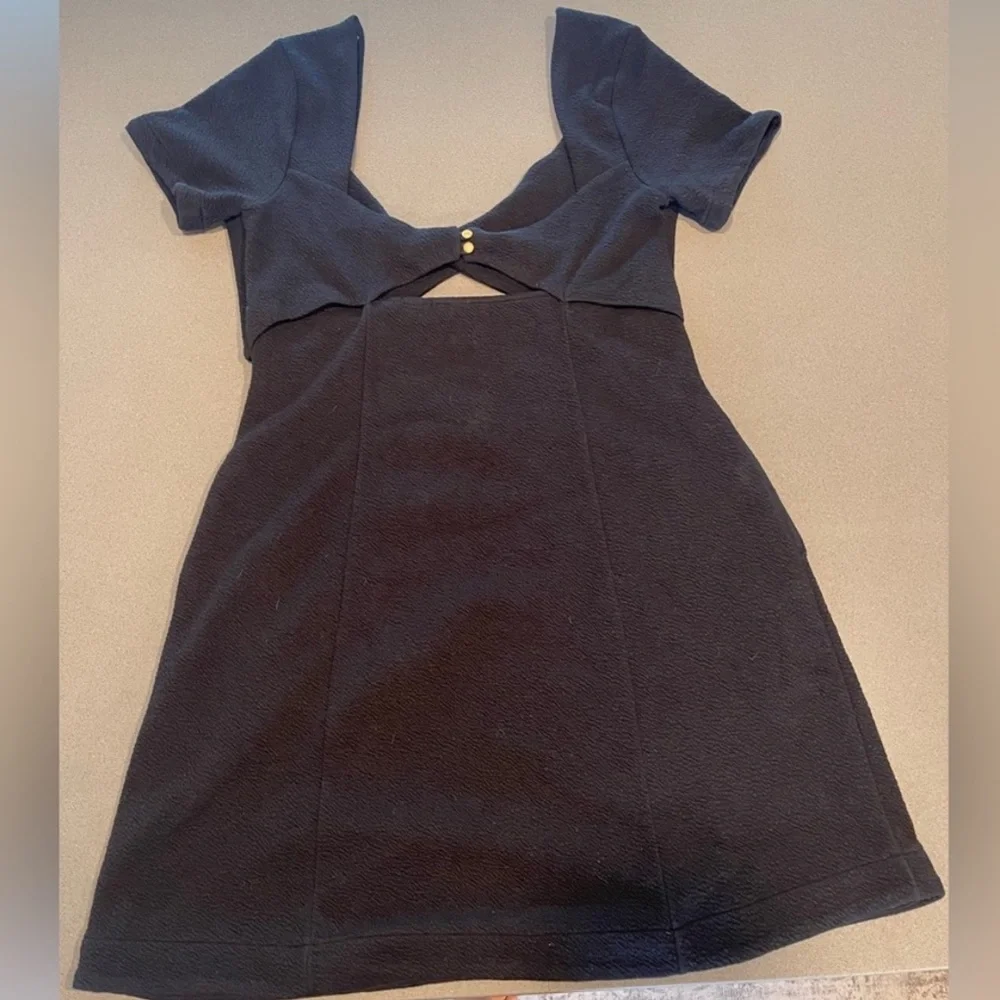 Maeve by Anthropologie Black A-Line Mini Dress Size M - Picture 5 of 8